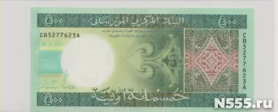 Мавритания, 500 угий, 2013 г., Unc .