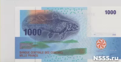 Коморские о-ва, 1000 франков, 2005 г., Unc .